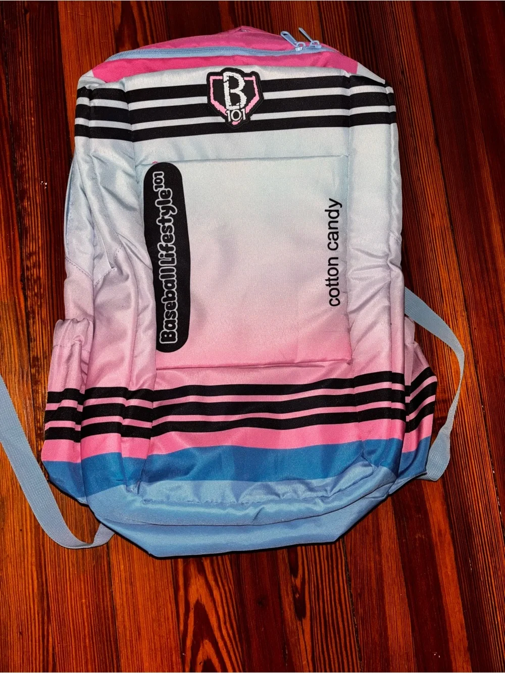 BaseballLifestyle Cotton Candy Ombre Backpack - Pink/Blue